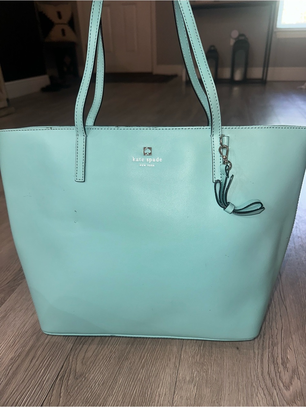 Kate Spade Sawyer Street Maxi Tote Robin's Egg Blue Turquoise Tote Bag Purse